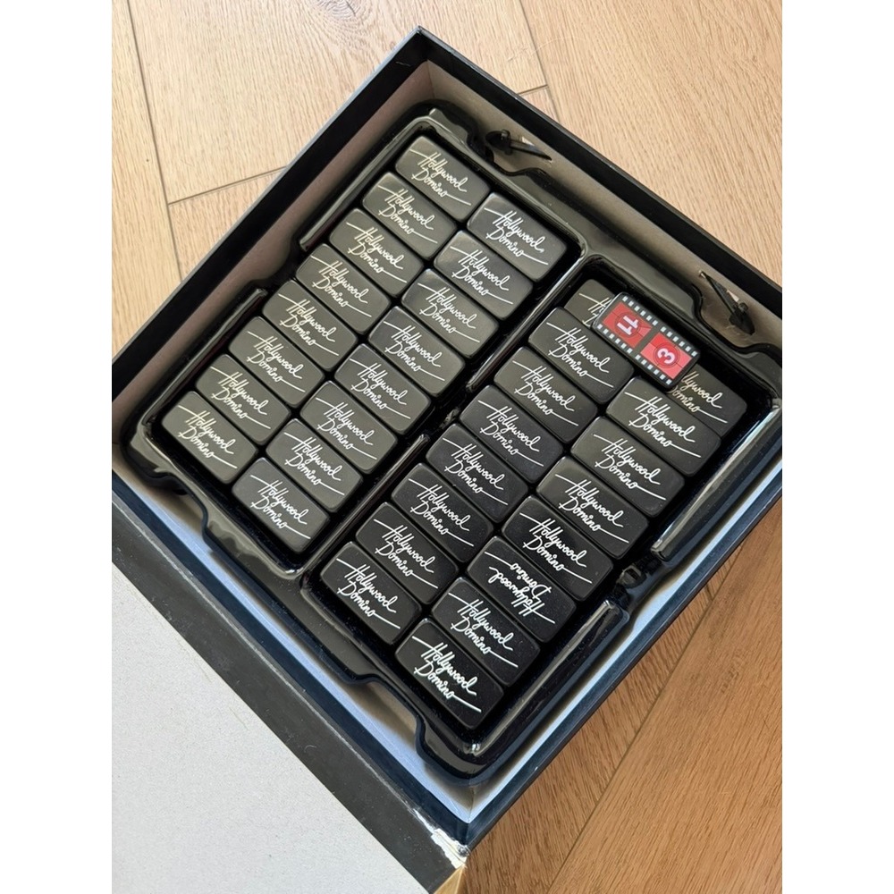 Vintage Parker Brothers Hollywood Domino Premiere Edition Game Set w/ Case - Picture 5 of 6